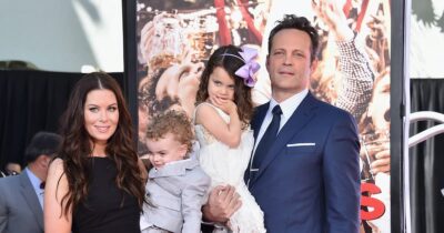 Vince Vaughn with his wife and Children's 